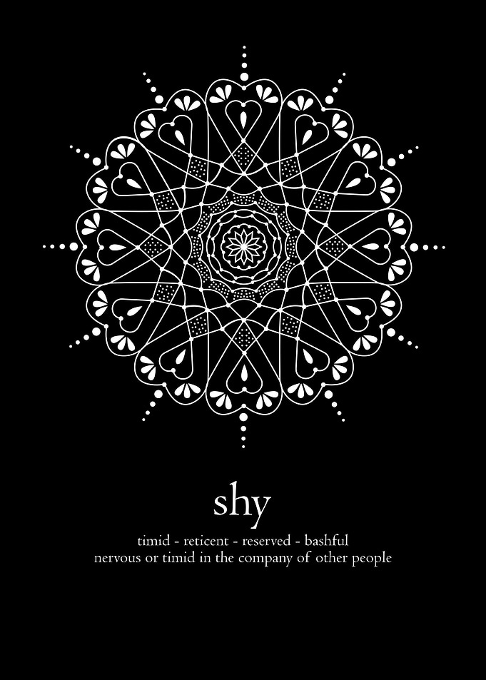 Mandala word shy