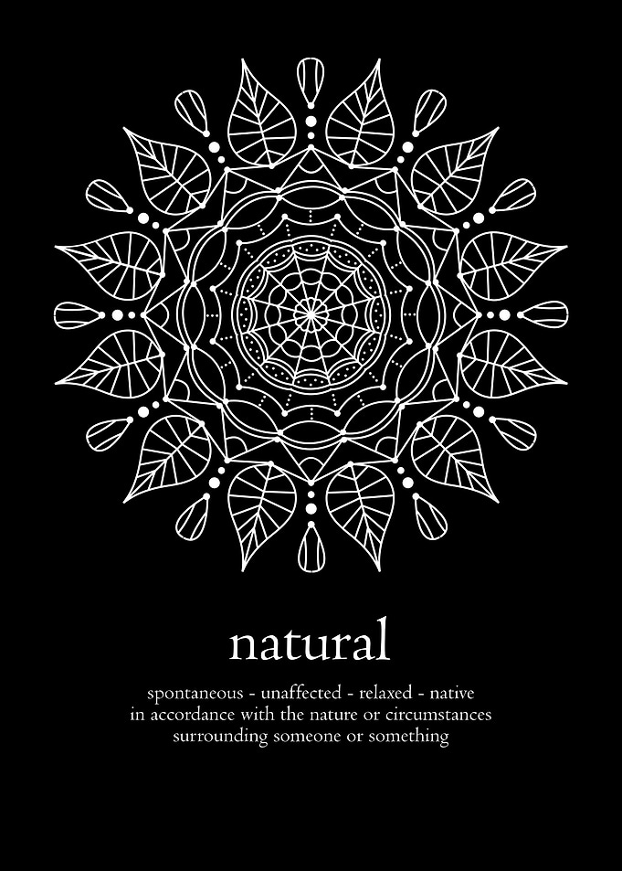 Mandala word natural