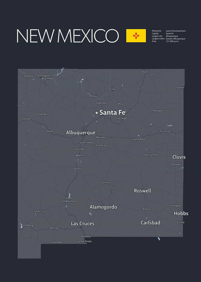 NEW MEXICO Map