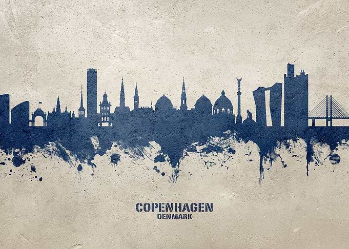 Copenhagen Skyline Denmark