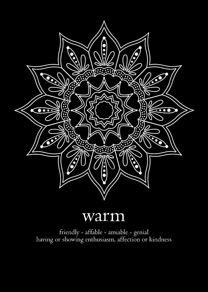 Mandala word warm