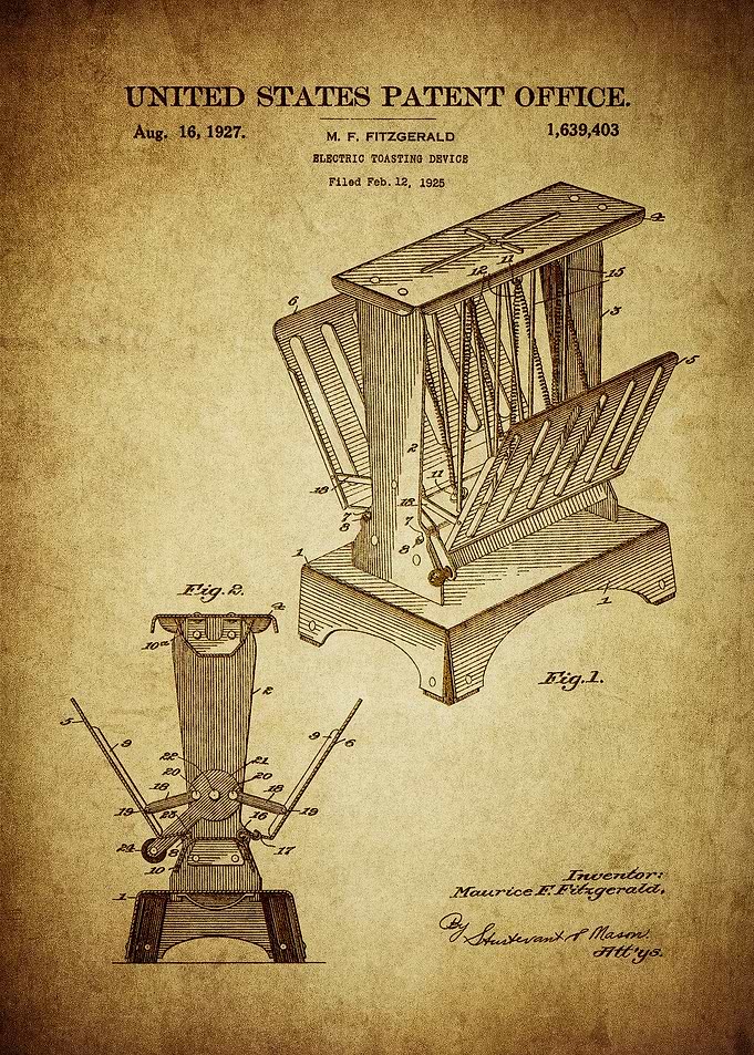 Electric Toaster Patent