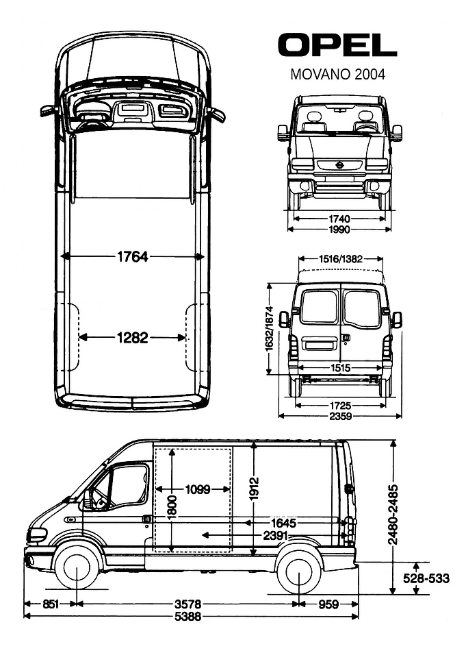 BNW Opel Movano 2004