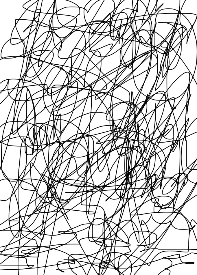 ABSTRACT LINE CURVE PEN