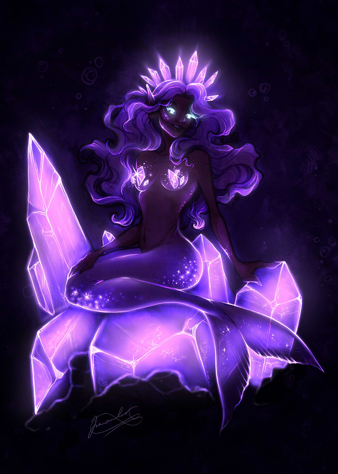 Ultra Violet Mermaid