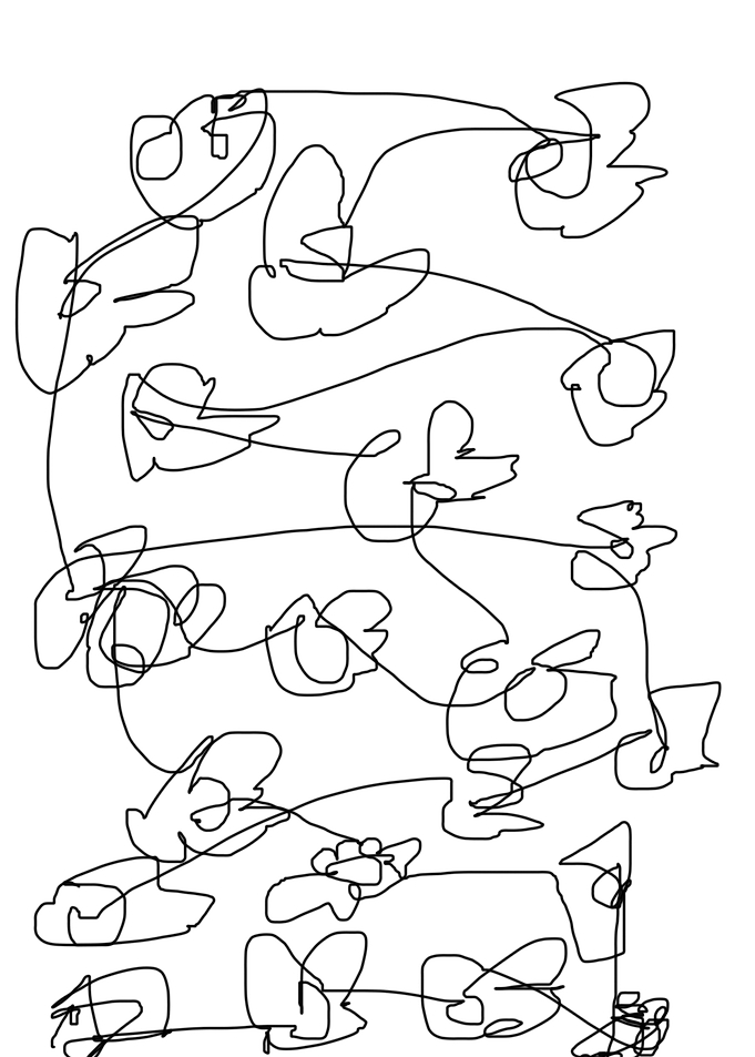 ABSTRACT CURVE PEN