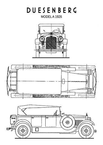 BNW Duesenberg Model A 192