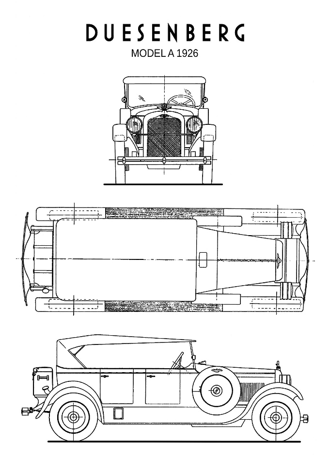 BNW Duesenberg Model A 192