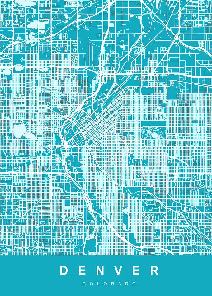 Map Denver Colorado
