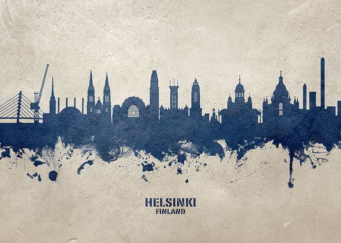 Helsinki Skyline Finland
