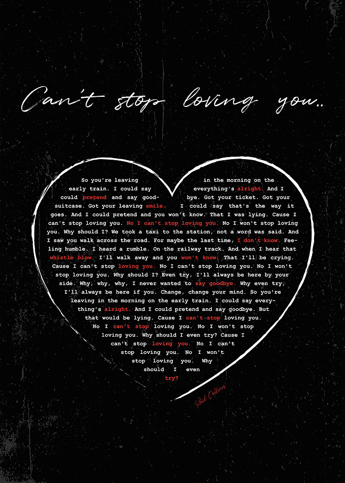 Cant stop loving you