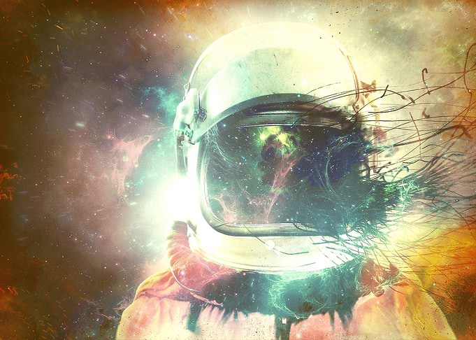 astronaut outer space