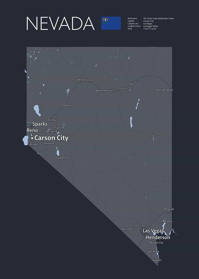 NEVADA Map