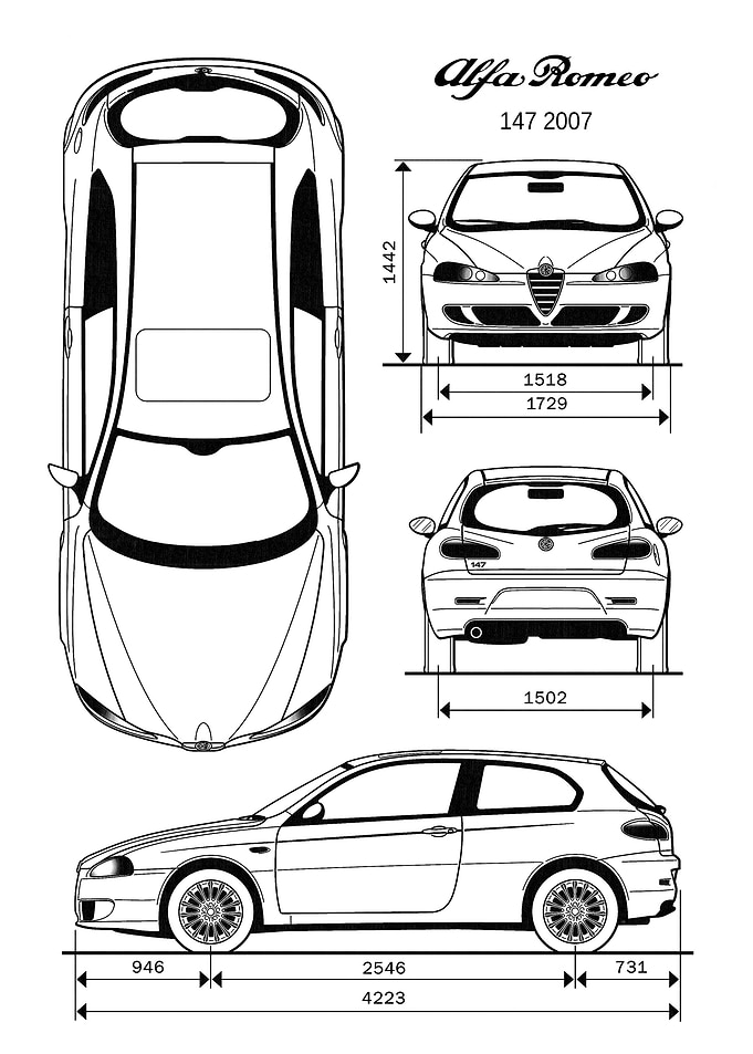 BNW Alfa Romeo 147 2007