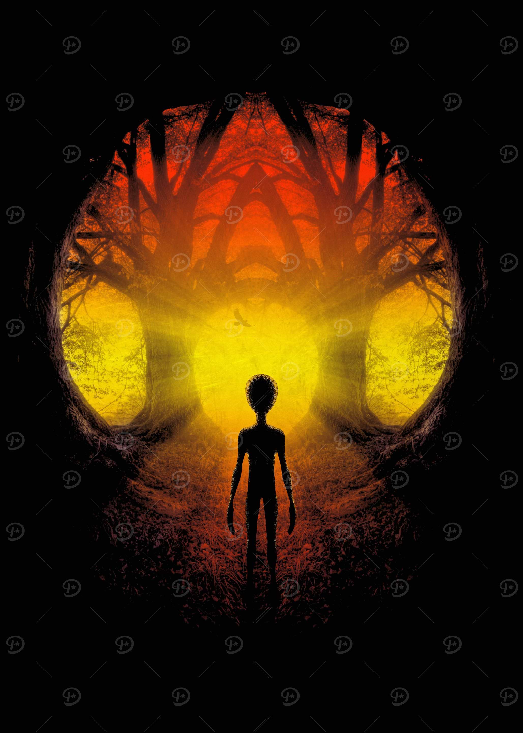 Alien went to earth