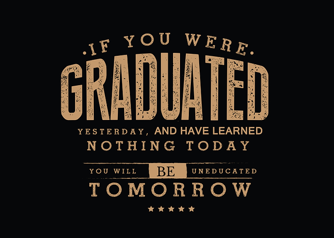 If you were graduated