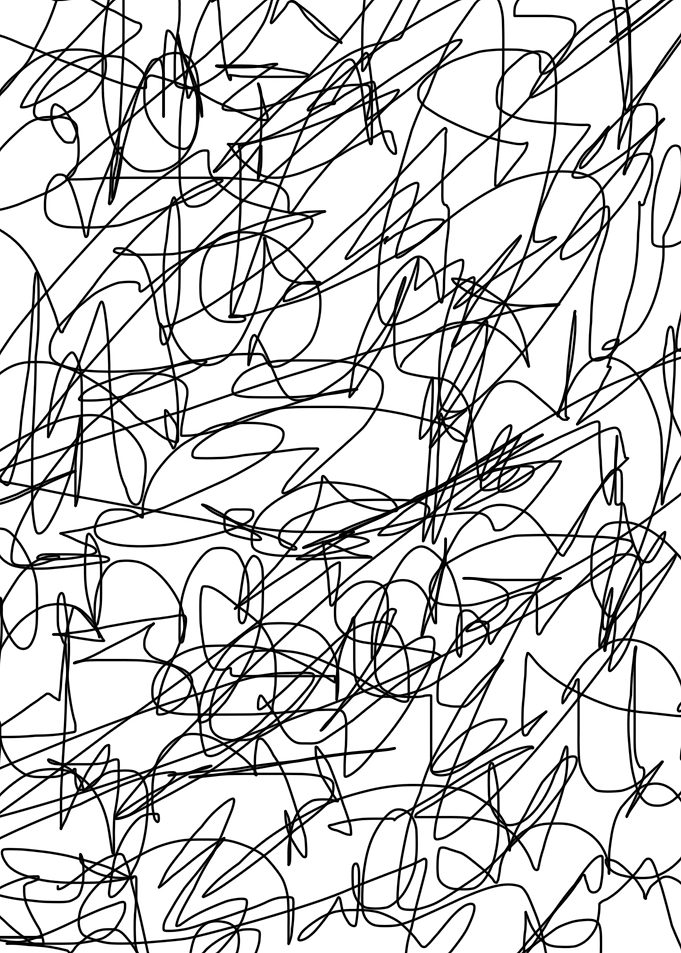 ABSTRACT LINE CURVE PEN