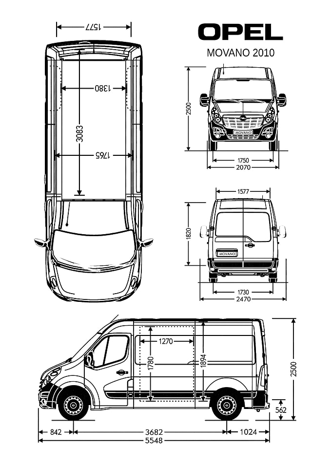 BNW Opel Movano 2010