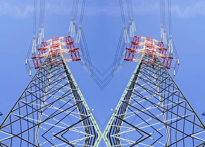 high voltage pylons