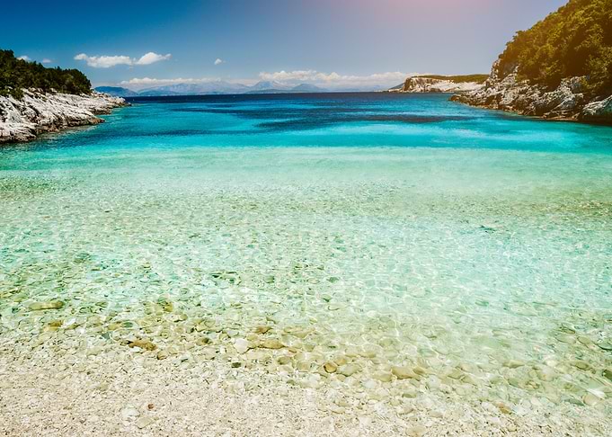 Dafnoudi Beach In Kefaloni