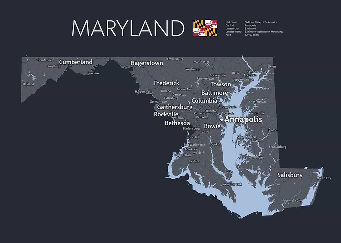 MARYLAND Map