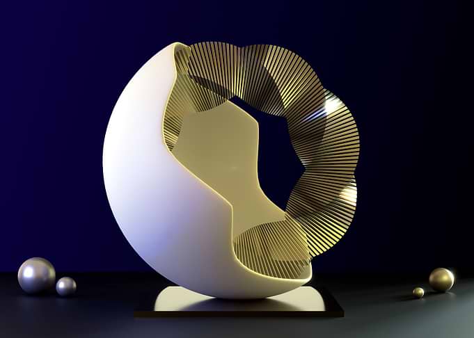 Twisted Spiral Egg