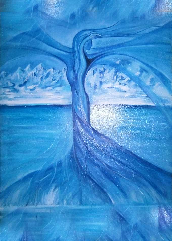 blue lady