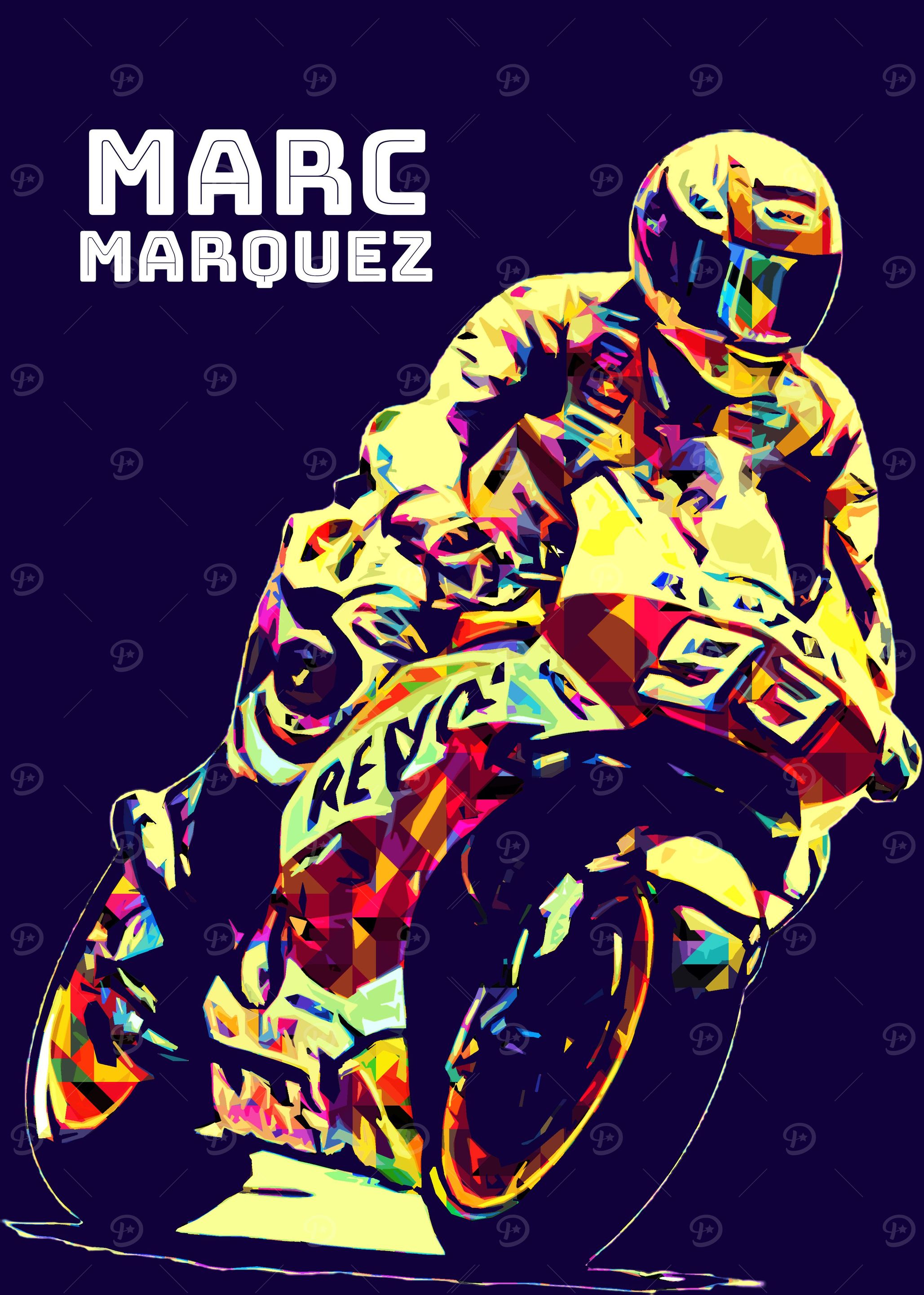 Marc Marquez Pop Art