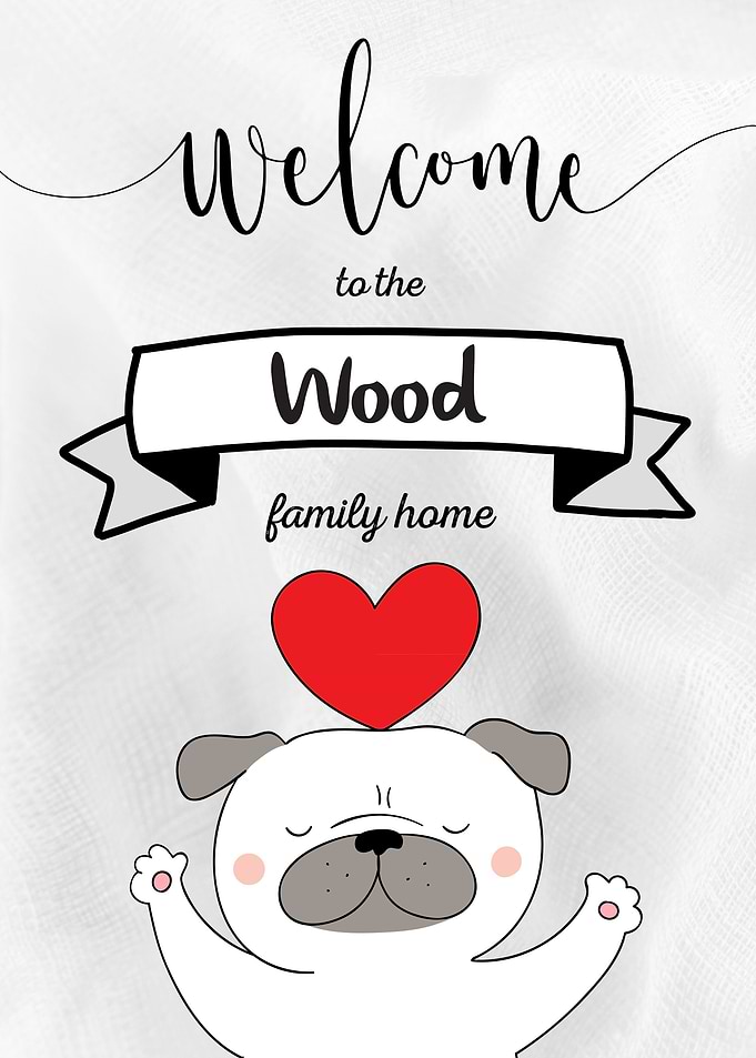 Wood Family Home Dog