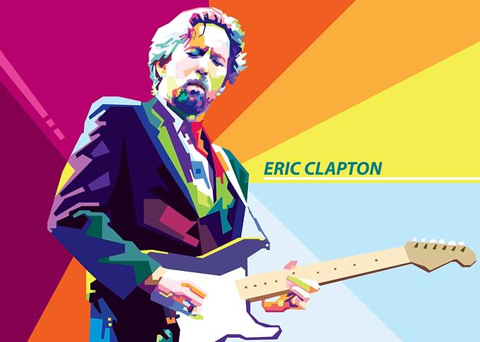 Eric Clapton in pop art