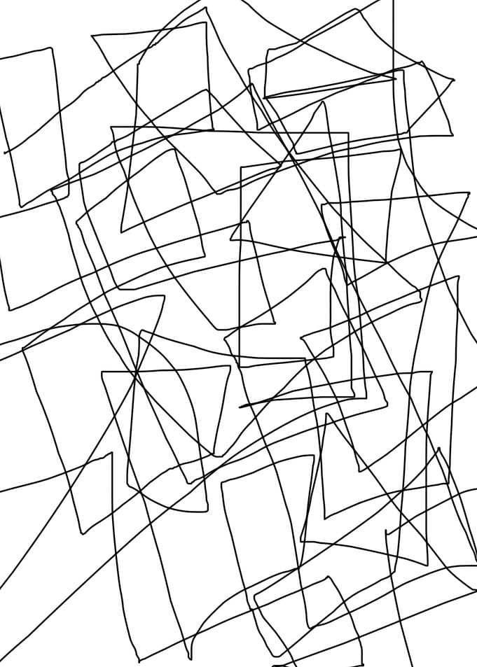 original square abstract