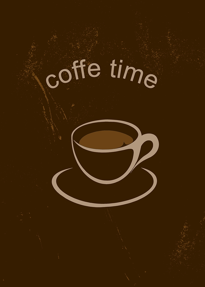 coffe cup poster