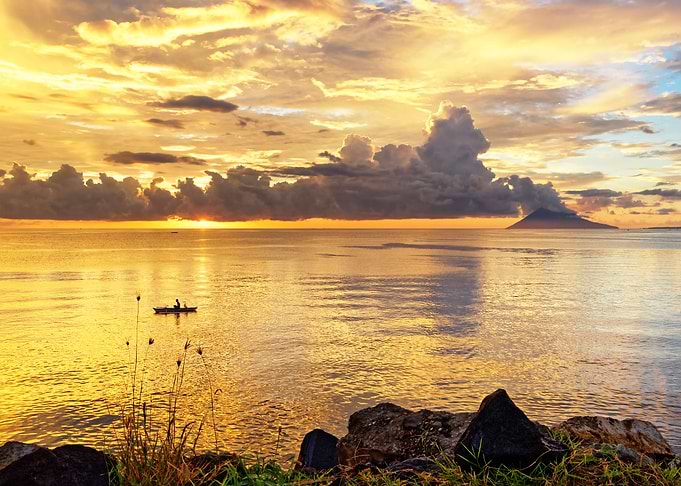 Sunset in Sulawesi