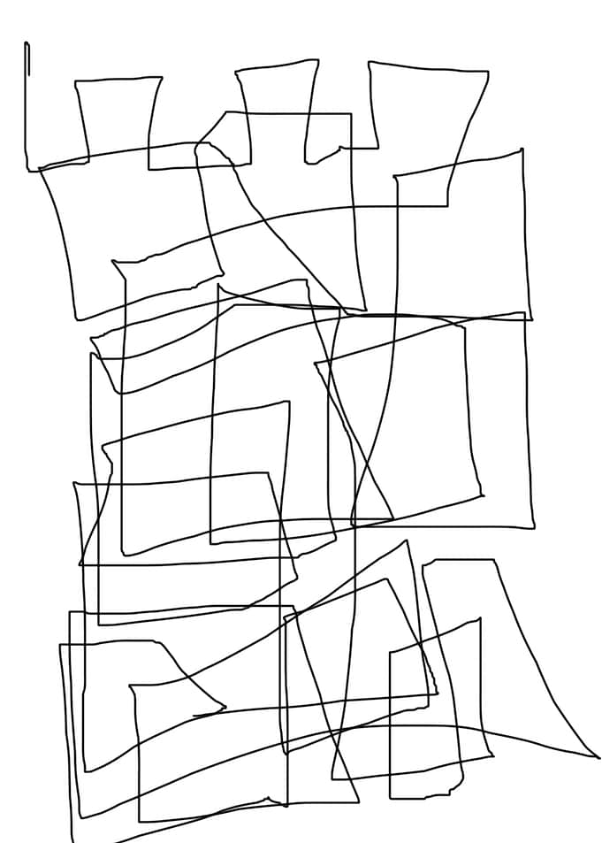 original abstract square