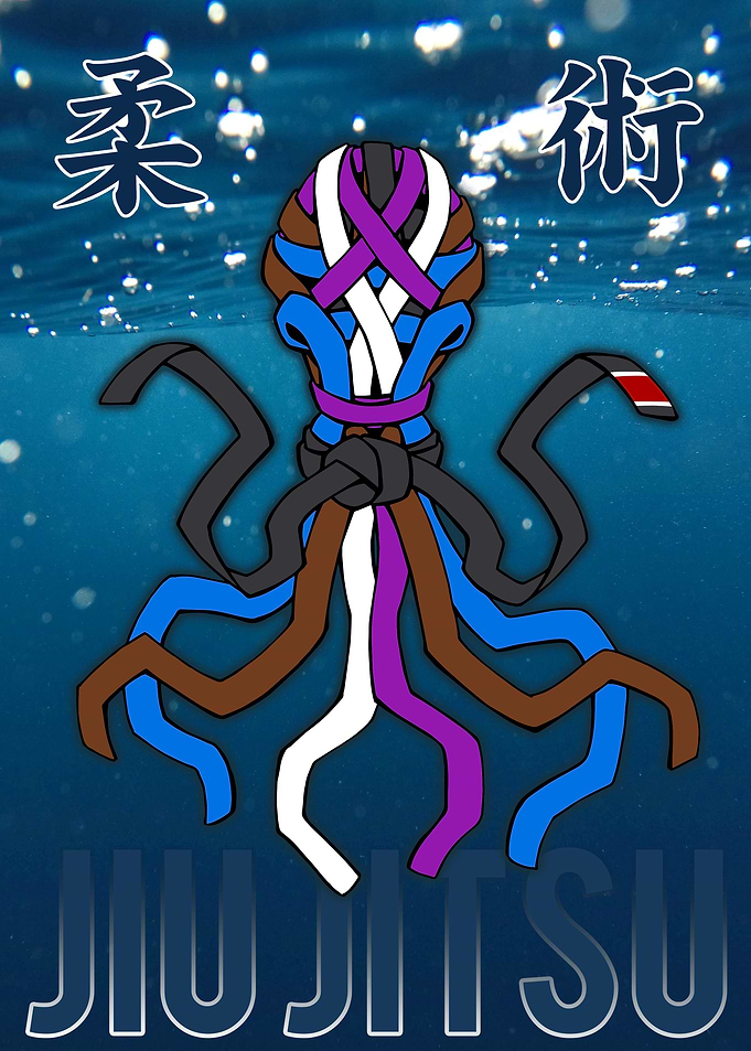 Jiu Jitsu Belts Octopus
