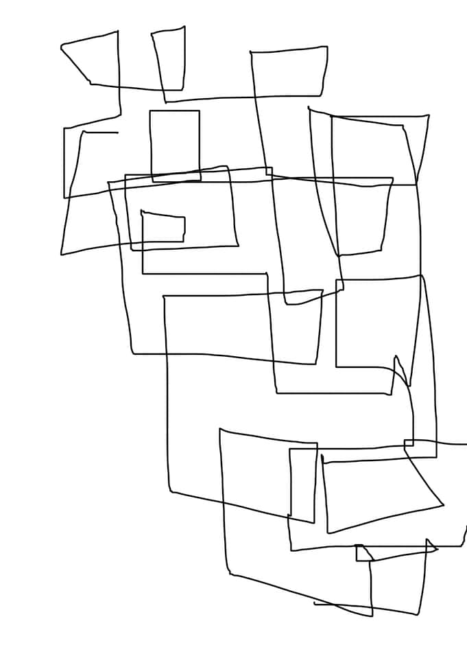 original square abstract