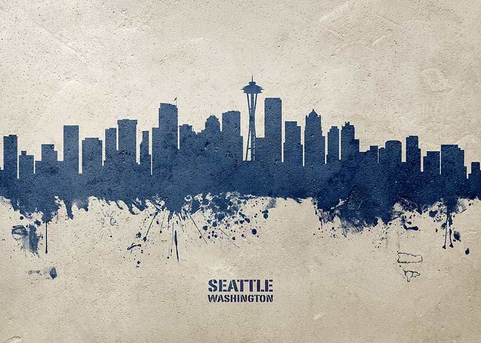 Seattle Skyline Washington