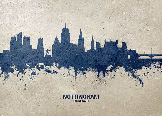 Nottingham Skyline England