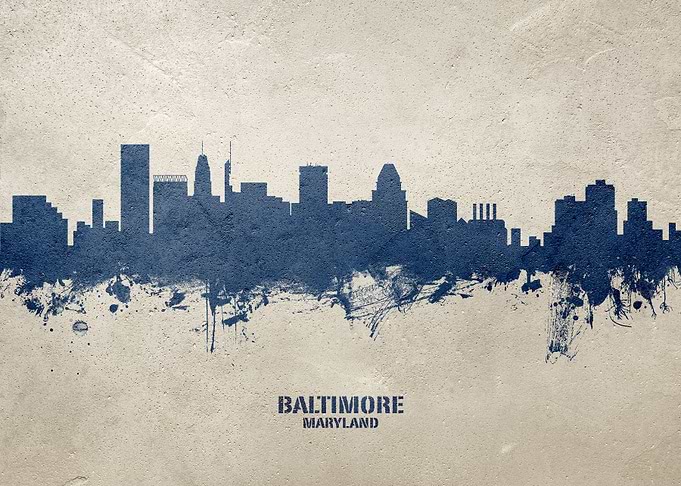 Baltimore Skyline Maryland