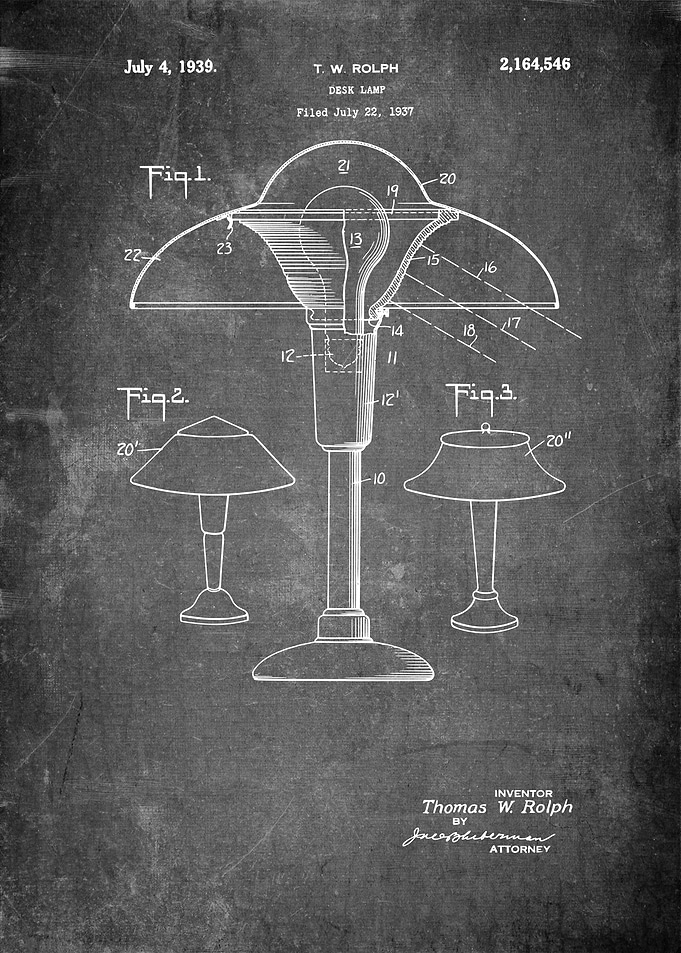 Desk Lamp Patent