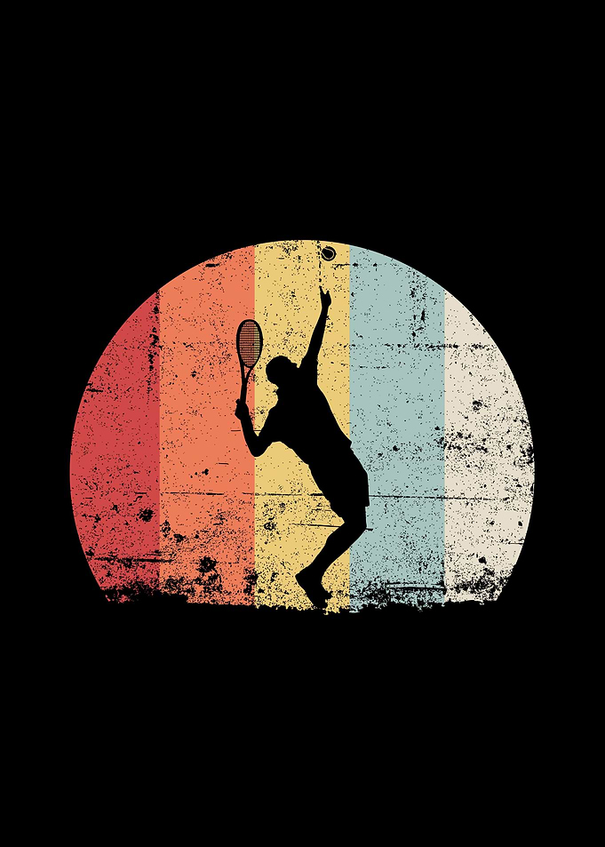 Vintage Tennis Player