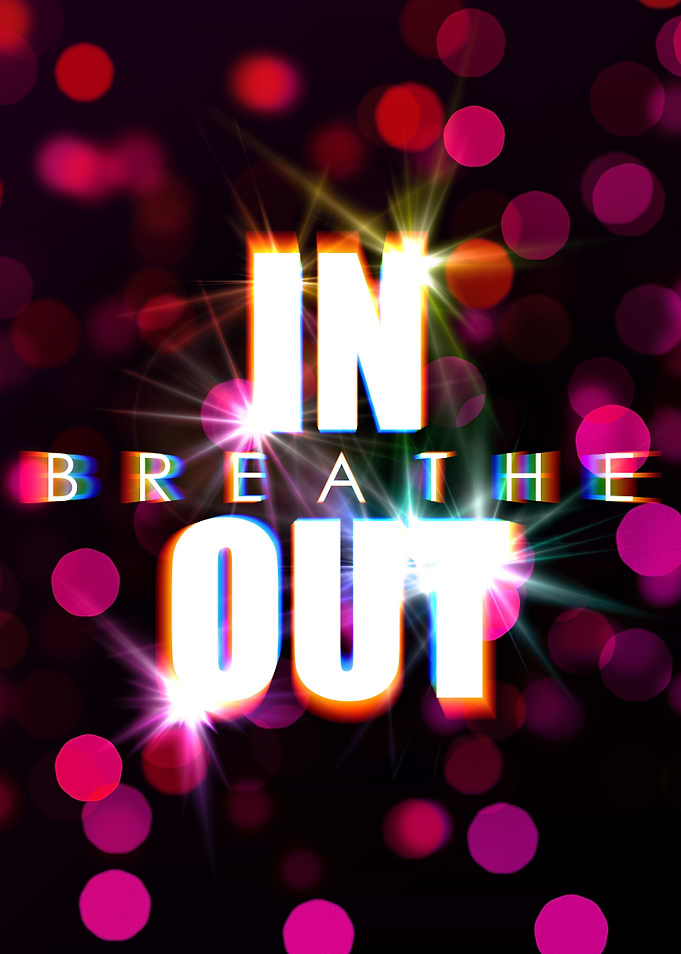 Breathe In Breathe Out Red