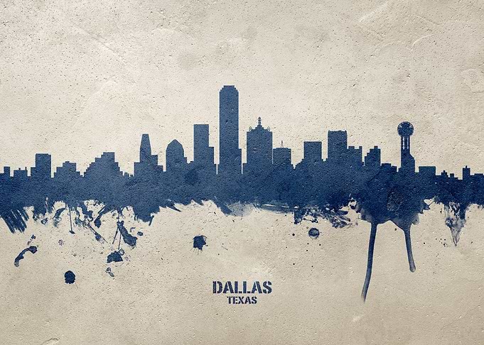 Dallas Skyline Texas