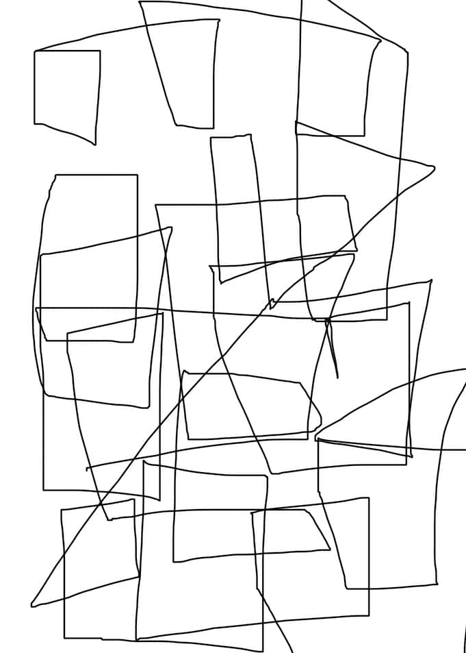 original abstract square