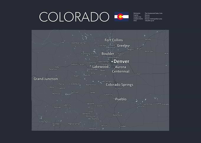 COLORADO Map