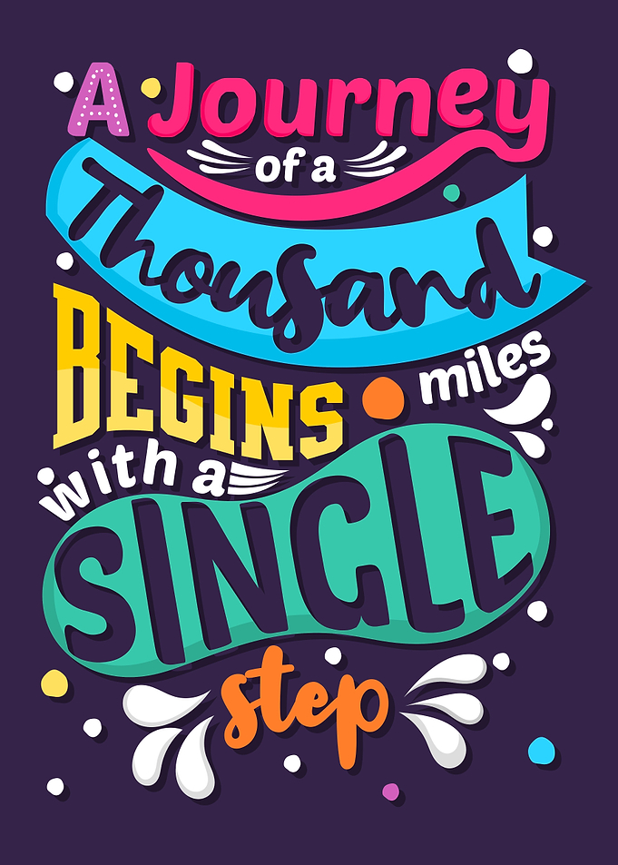 A journey of a thousand