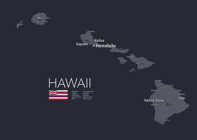 HAWAII Map