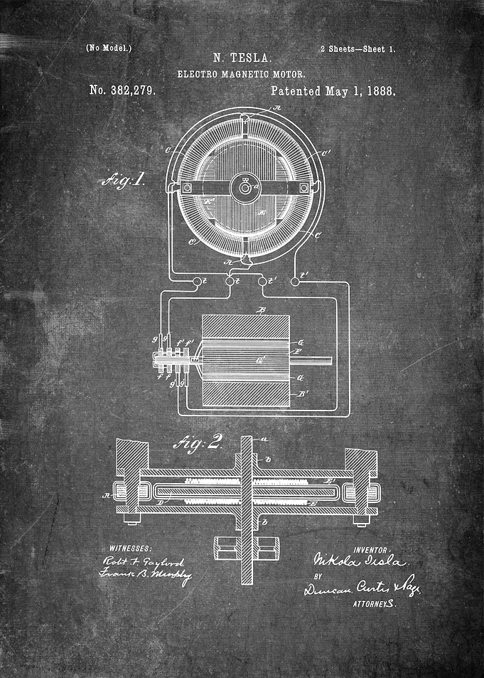 Tesla Motor Patent