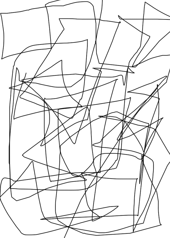 original square abstract