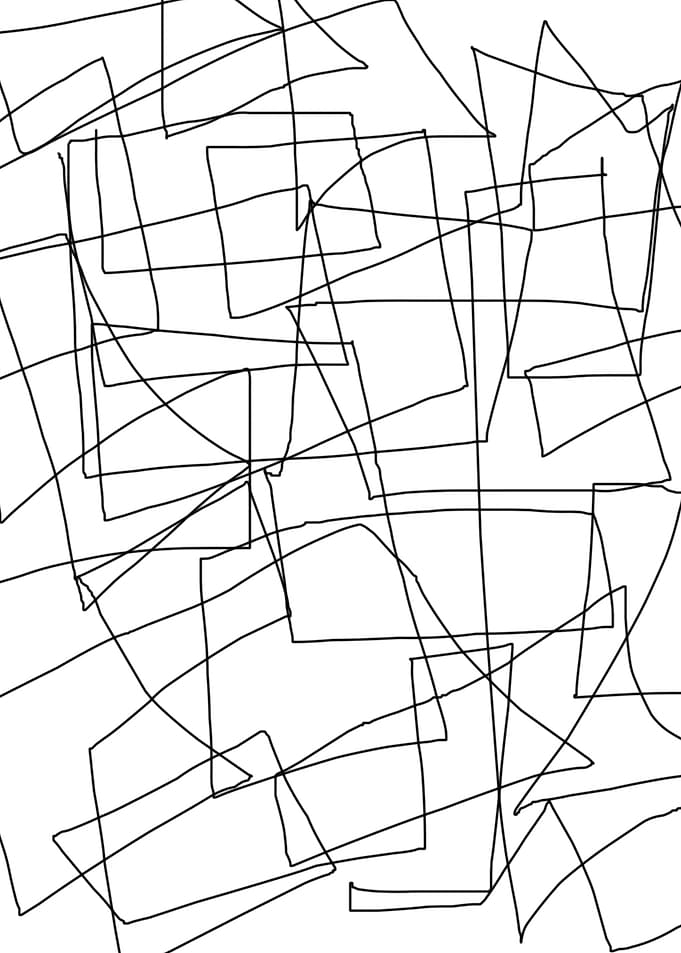 original square abstract